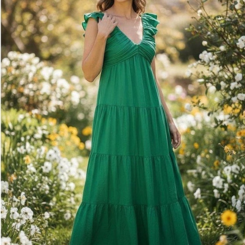Jason Wu Vibrant Green Maxi Dress